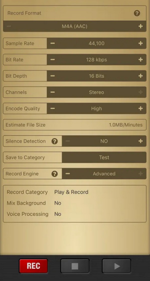 record audio through a third party tool