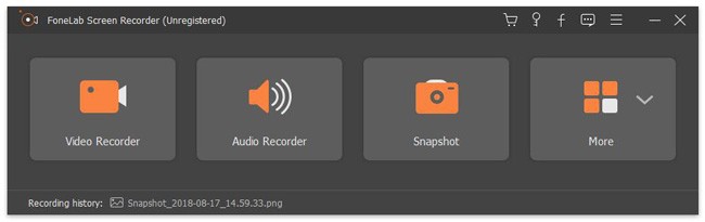 launch fonelab screen recorder