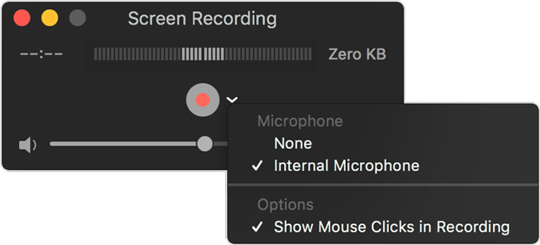 stop screen recording quicktime