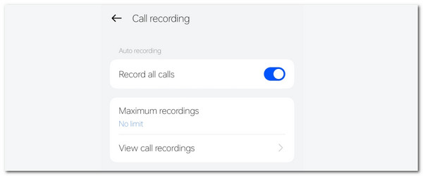 view call recordings