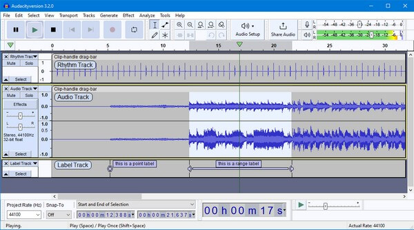 record desktop audio audacity