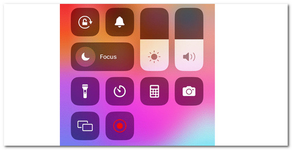 start audio and screen recording on iphone