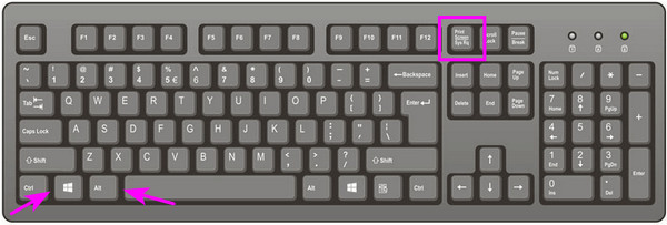 keyboard screenshot keys