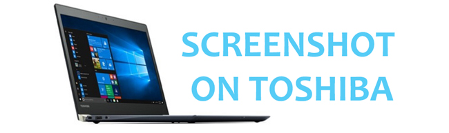 how to screenshot using toshiba laptop