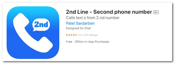 2nd line second phone number interface