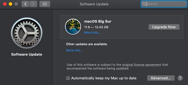 update your macOS