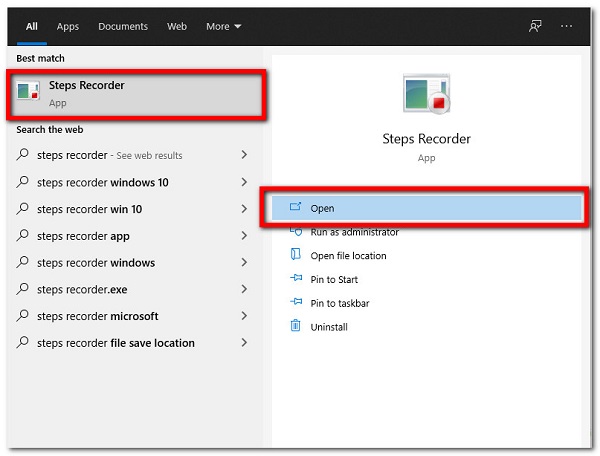 Steps Recorder