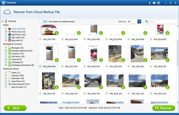 extract icloud bakup photos