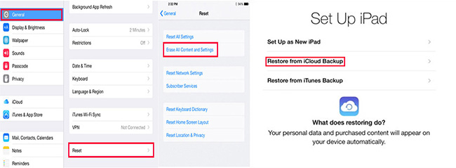 How to Restore iPad from iCloud Backup