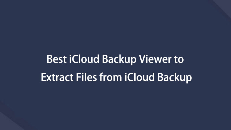 How To Extract Data From Icloud Backup