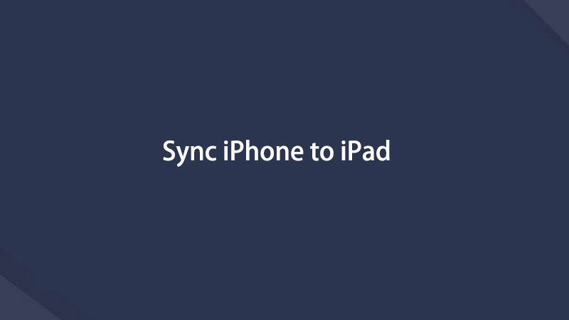 Sync iPhone to iPad