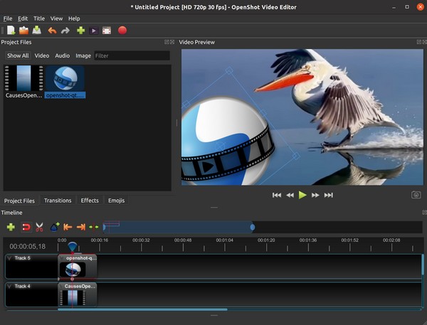 openshot video editor