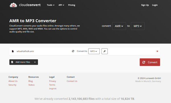 cloudconvert amr to mp3 converter