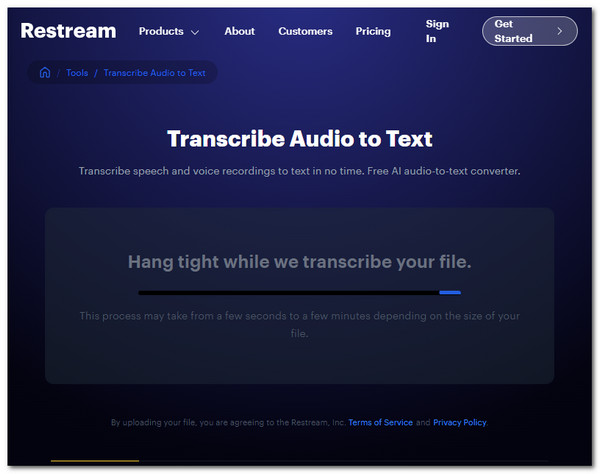 transcribe audio files