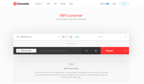 convertio cdda to mp3 converter