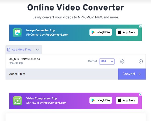 convert m4v to mp4 on freeconvert