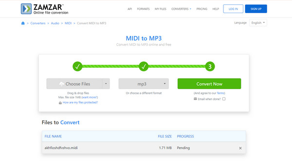 zamzar midi to mp3 converter