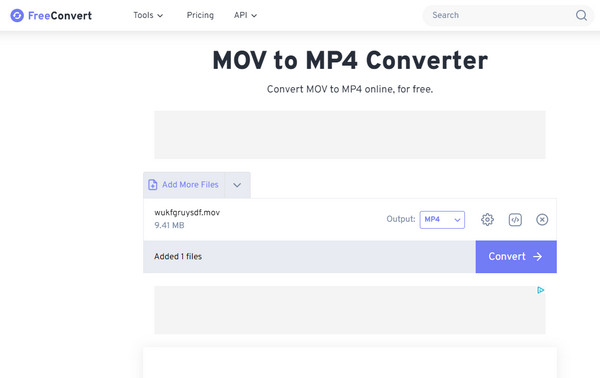 freeconvert mov to mp4 converter