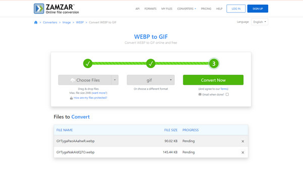 zamzar webp to gif converter