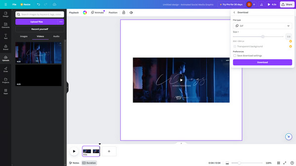 make gif on canva