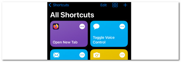 create new shortcuts