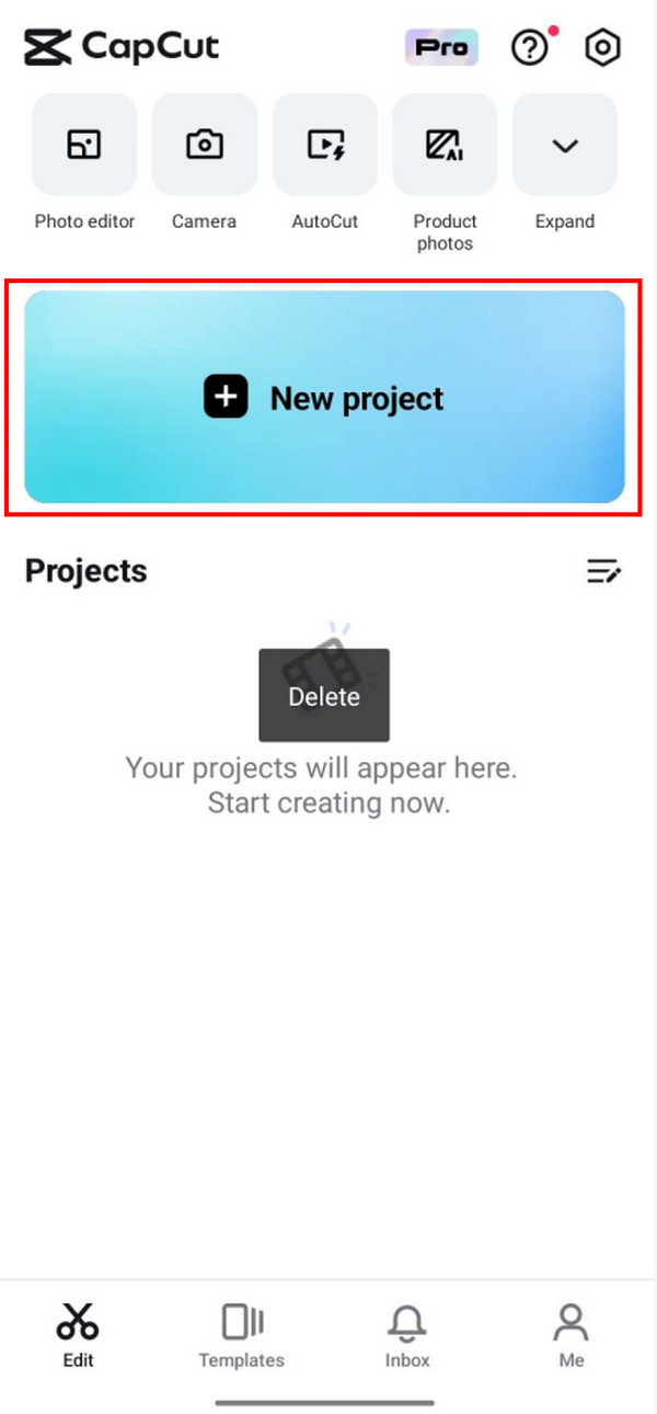 create new project