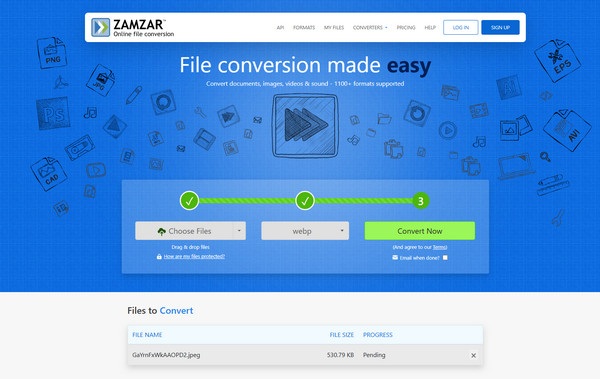 zamzar image converter