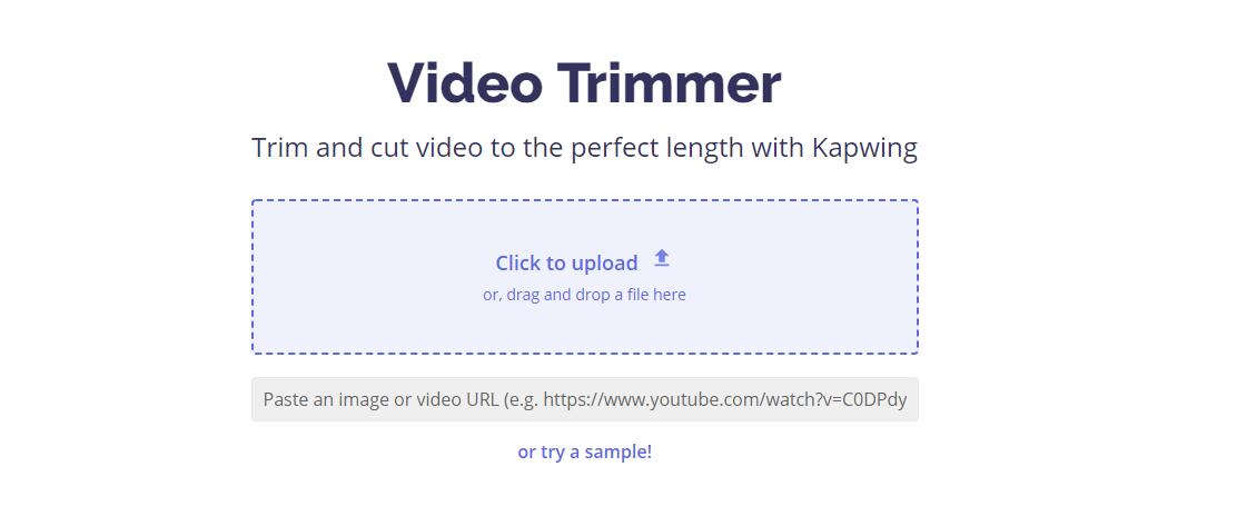 kapwing video cutter