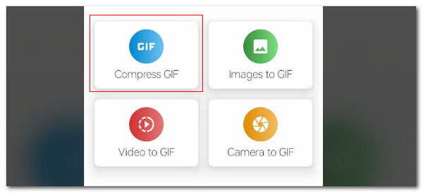 tap compress gif button