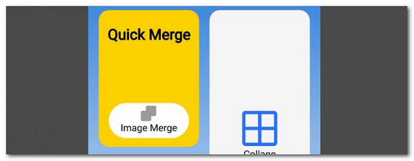 tap image merger button