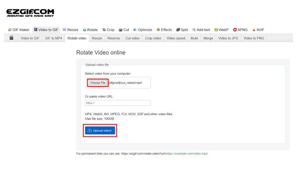 How to rotate video online