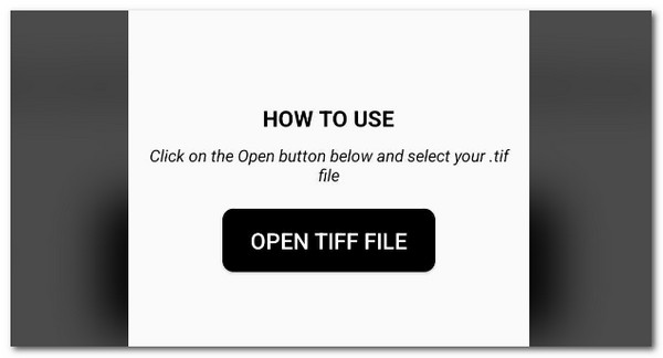 tap open tiff file