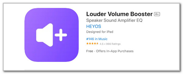 louder volume booster interface