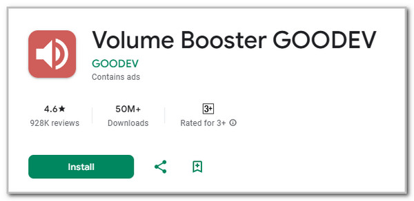 volume booster goodev interface