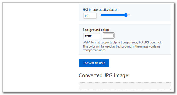 click convert to jpg button