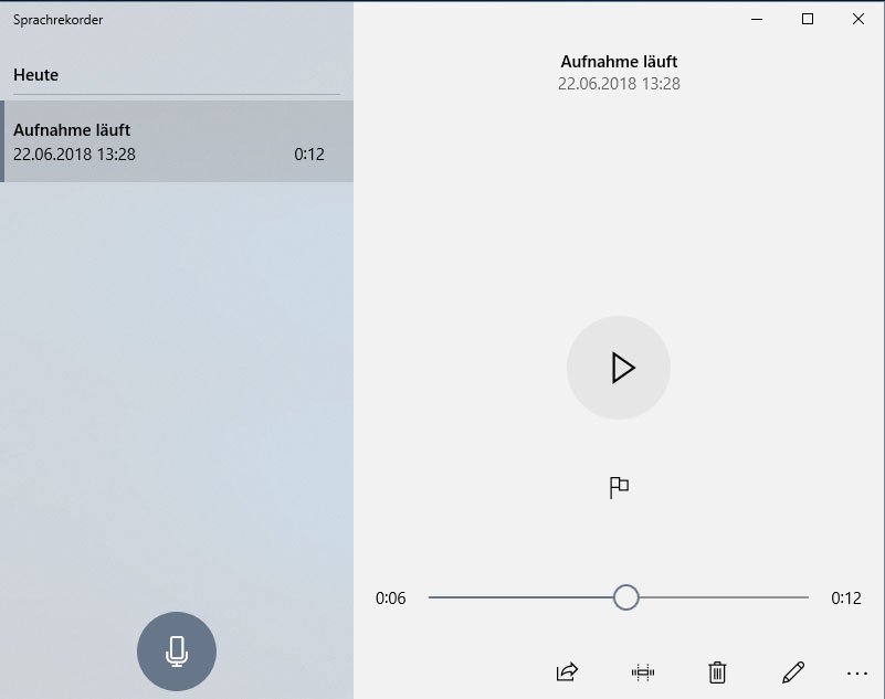 windows 10 voice recorder